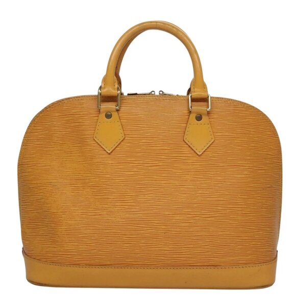 LOUIS VUITTON Epi Alma Hand Bag Yellow LV - Picture 2 of 15